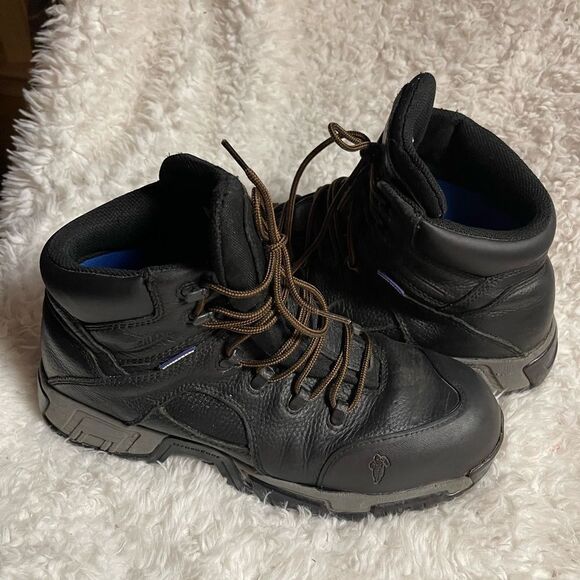 Michelin HydroEdge Steel Toe Puncture-Resistant Waterproof Black Work BootSZ12W - Picture 7 of 12